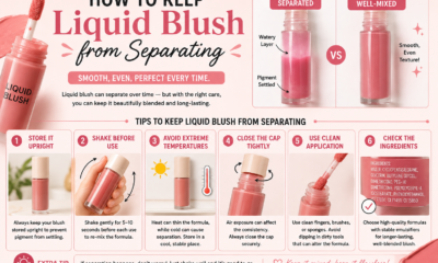 How to Keep Liquid Blush from Separating